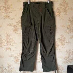 5.11 Tactical Stryke TDU Pants | Olive Green Flex-Tac Cargo | 32x30 | Faded